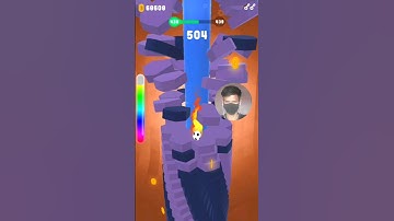 drop stack ball level 439 #shorts #dropstackball #blackgamerbpt