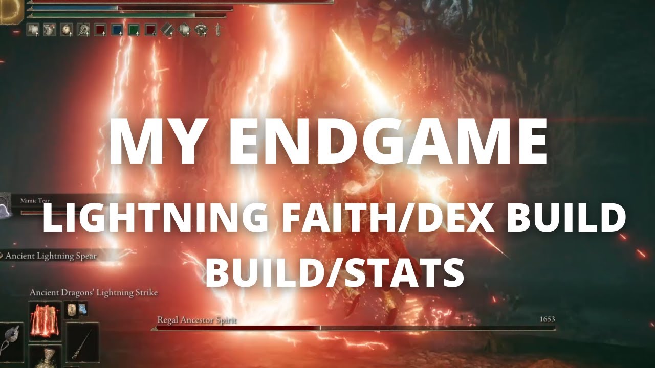 Elden Ring My Personal Endgame Lightning FAITH/DEX Build YouTube