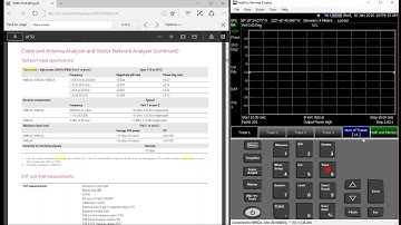 Keysight FieldFox VNA Trace Noise Check