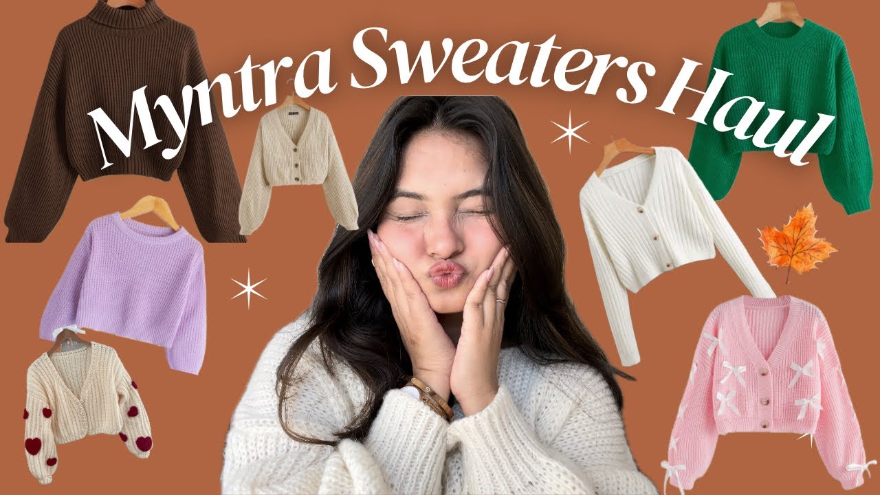 *Cute* Myntra Sweaters 🧸🎀✨ Pintresty Winterwear!!! 🌟