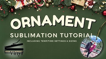 Sublimation Christmas ORNAMENT TUTORIAL l Ceramic Ornament Tutorial #sublimationtutorial #ornaments