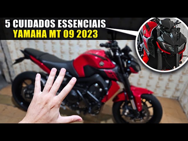 5 CUIDADOS ESSENCIAIS COM A YAMAHA MT 09 2023 - YouTube