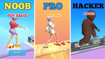 Noob vs Pro vs Hacker in Tippy Toe