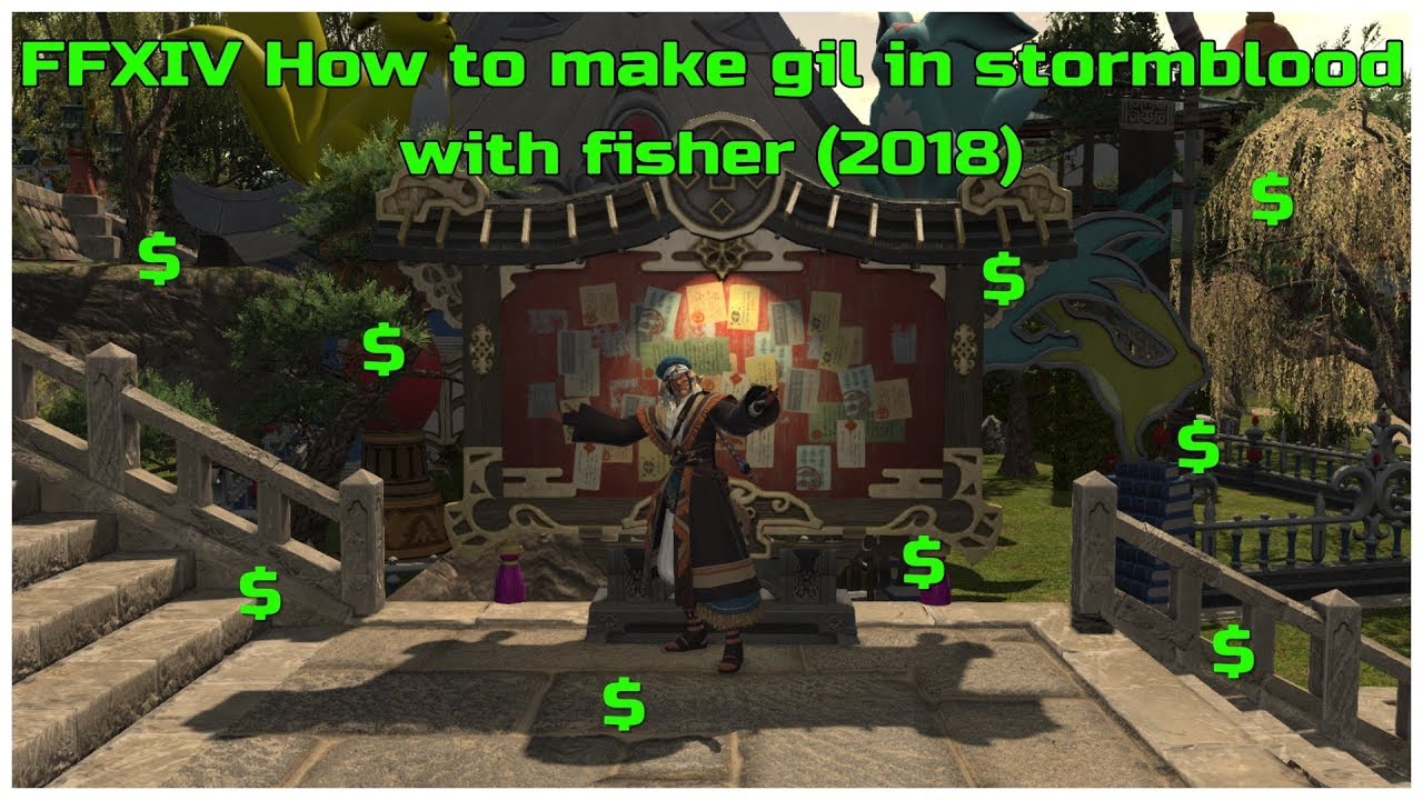 things to fish to make money ff14