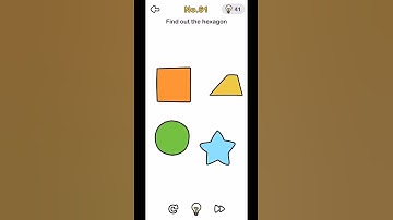 Brain Out - Can you pass it? Level 61 Solution | Find out the hexagon
