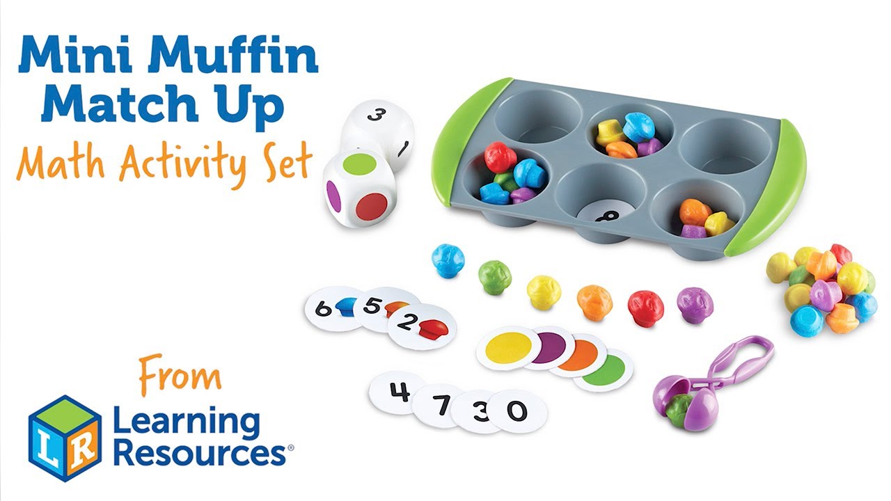 Mini Muffin match up-aglutinados temática matemáticas actividad Clasificación Set/juego de recursos 