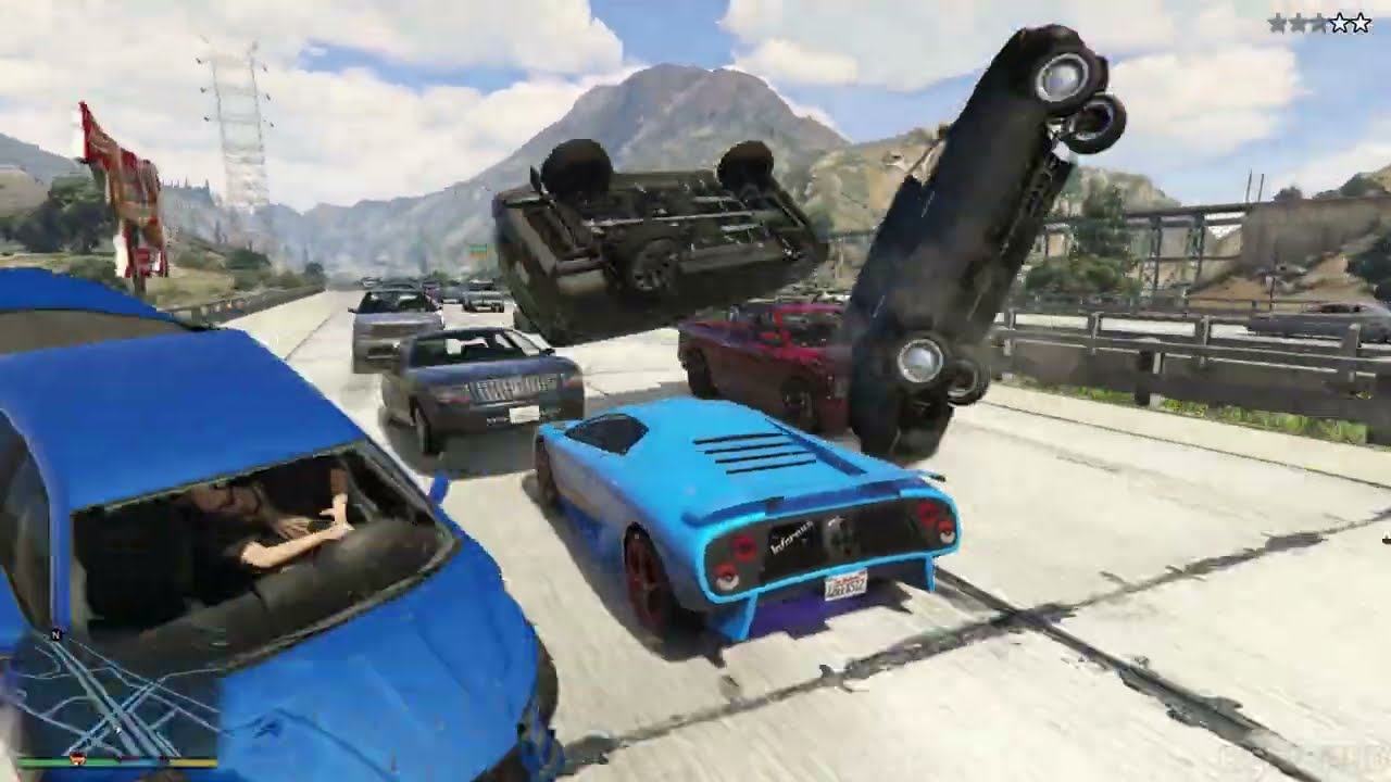 GTA 5 100 Tons Super Car Rampage #31 HD Grand Theft Auto 5