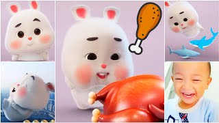 Tik tok compilation super cute fat rabbit | Si embul kelinci lucu bikin ngakak Ep.1