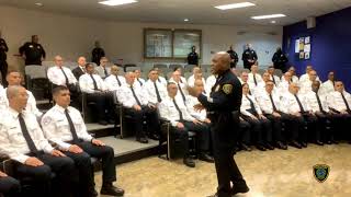 Chief Finner Welcomes Cadet Class 265 on Their 1st Day | Houston Police