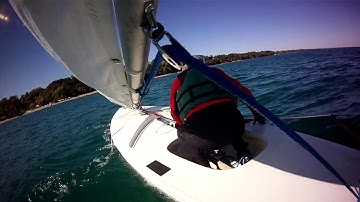 Tack your Sunfish step by step