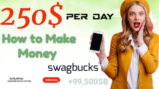 How to  Make 100$ By First SignUp on Swagbucks @softlofihubb #trending #viral #youtube #makemoney02 screenshot 4