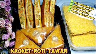 RESEP KROKET ROTI TAWAR IDE ISIAN SNACK BOX - MENU SARAPAN & BEKAL ANAK SEKOLAH - ROTI GORENG KOREA