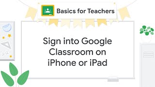 Sign into Google Classroom on iPhone or iPad screenshot 1
