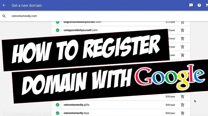 How to Register Domain with Google Domains