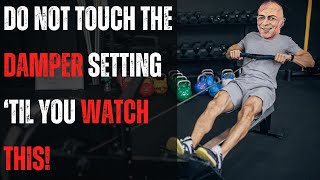 Are You Using Your Rowing Machine's Damper Setting WRONG?