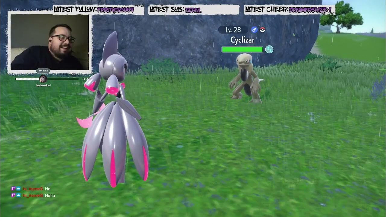 Live shiny cyclizar 2 pokemon scarlet and violet youtube