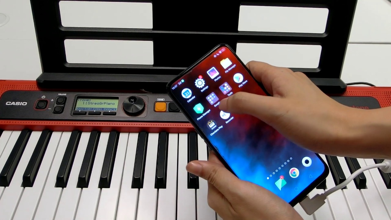 Casio CT S200 #2 How to connect to Chordana Play Application - YouTube