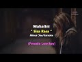 Mahalini - Sisa Rasa | Karaoke - Piano  (Female Low Key)