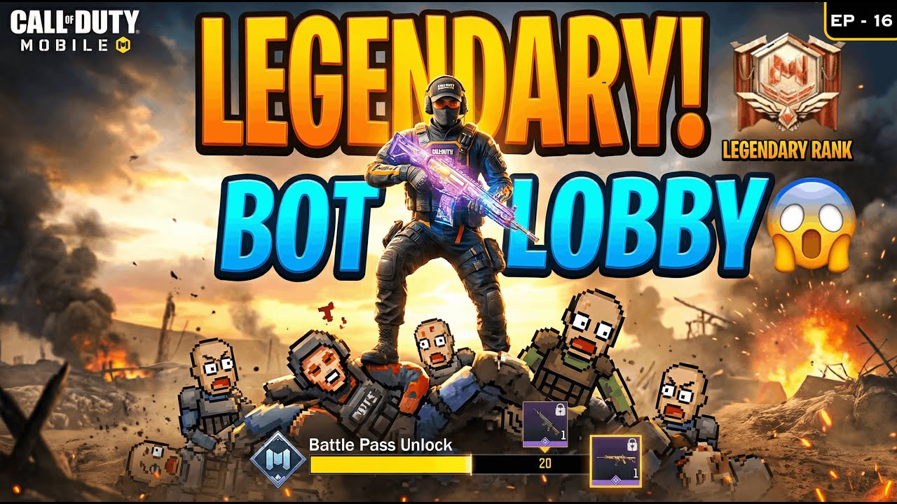 Cod Mobile Bot LEGENDARY BOT LOBBY EXPOSED 🤯 | Free Rank Push?! | COD Mobile EP-16 ...