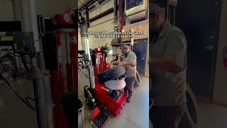 Tire season is among with new tire machine  #autotechnician #tires  #mechanic