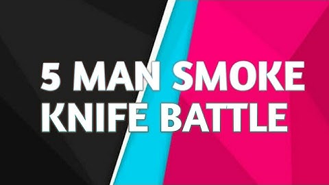 BulletForce - 5 MAN KNIFE BATTLE 😂😂