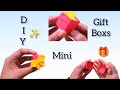 Mini Gift Box Making Step by Step 🎁💛 Paper Craft for Beginners#youtubvideo #artandcraft #diycrafts  