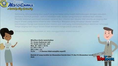 Metode Dualitas  riset operasional