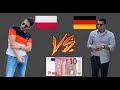 10 euros challenge Germany vs Poland | تحدي 10 يورو في بولندا و المانيا