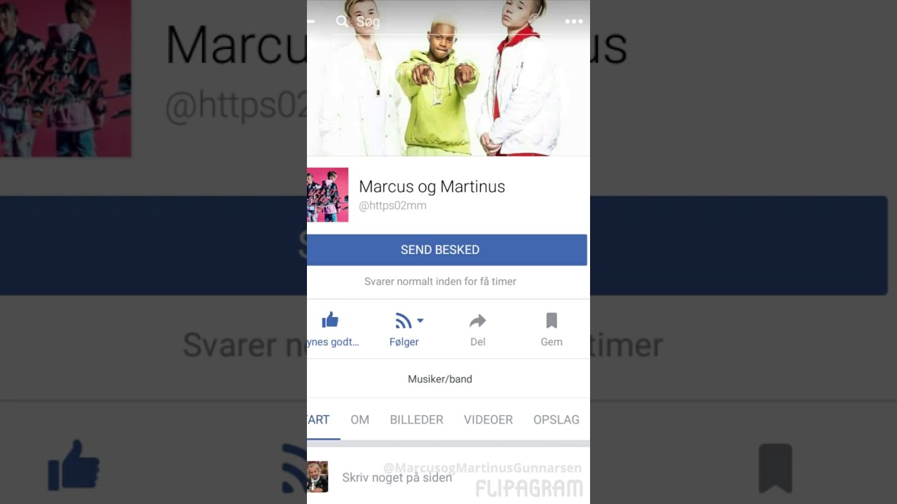 Marcus og Martinus sociale medier