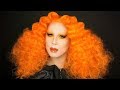 MAKEUP BY THE VILLBERGS - Orange Drag Makeup Tutorial