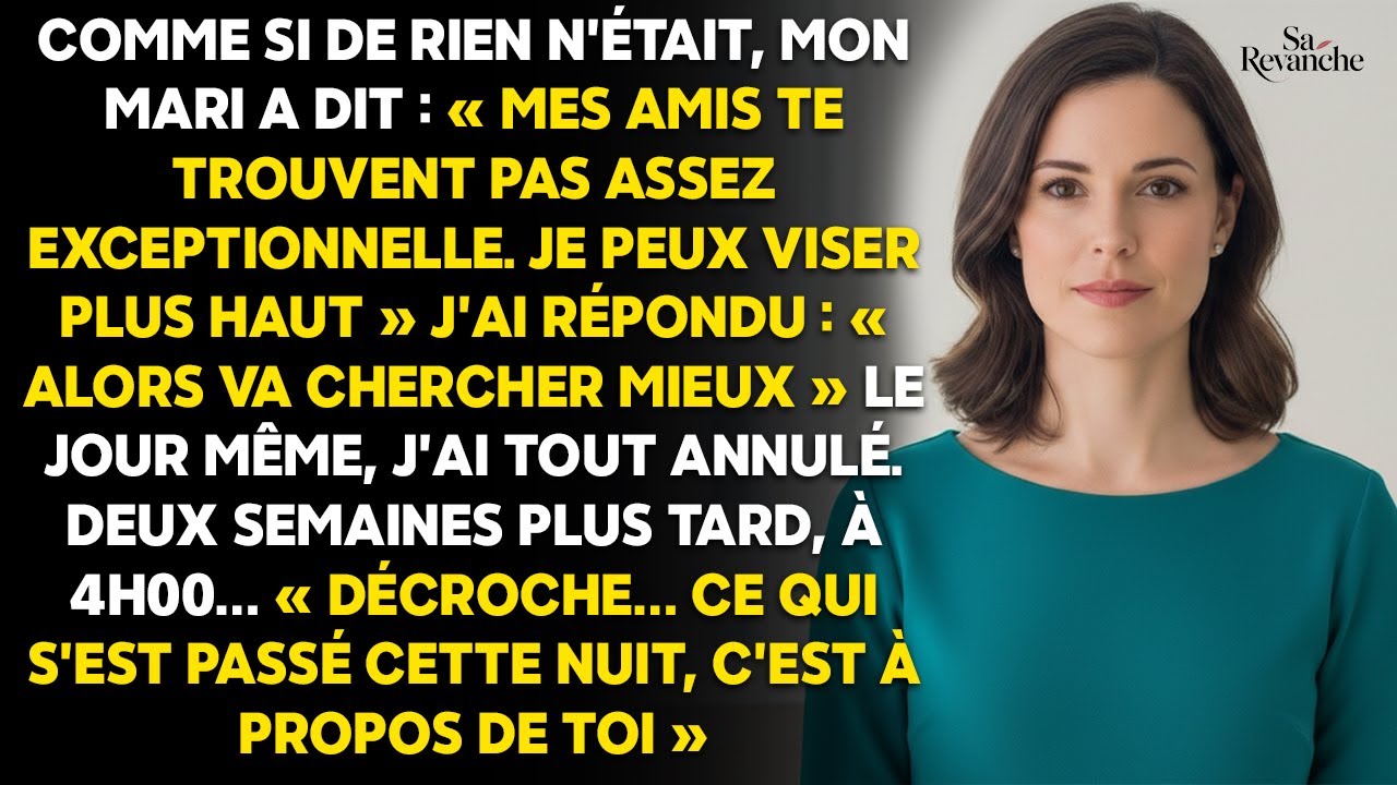 Il a dit: « Je peux viser plus haut » - À son anniversaire, je révèle tout.