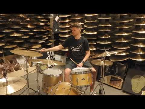 Quick demo of 3 Agop 22" Jazz Rides