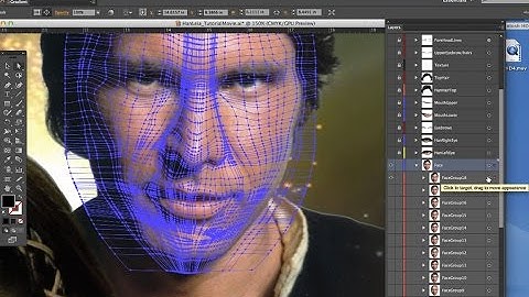 1200 Guide 10 • Gradient Mesh Face Tutorial Movie 1 • Initial Mesh Construction