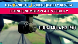DDPAI Mola N3 Pro DUAL CHANNEL - Video Samples & Quality REVIEW - Can you read number plates?