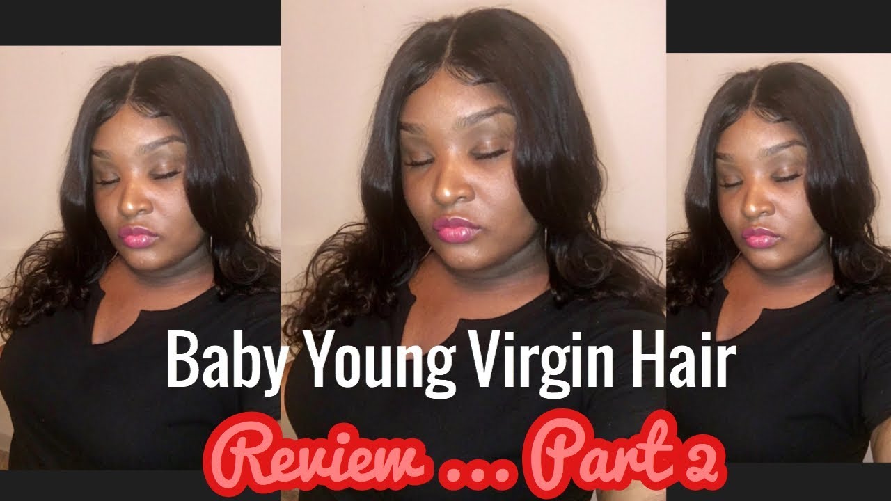Baby Young Virgin Hair Review. Watch me slay a lace closure for beginners!