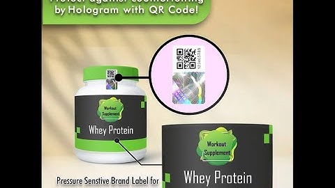 Protect Against Counterfeiting By Hologram With QR Code