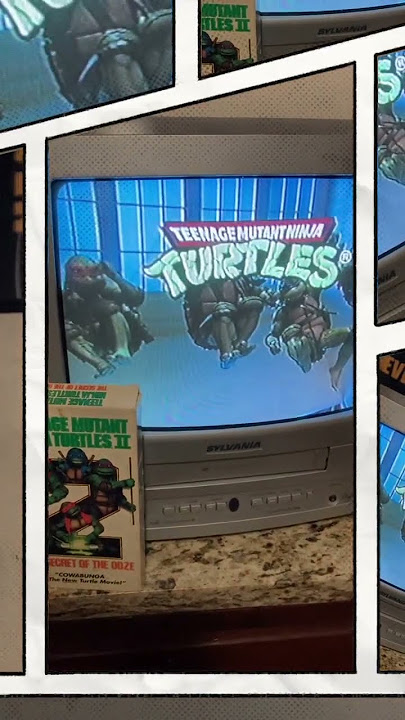 1991 VHS Intro of Teenage Mutant Ninja Turtles II The Secret of the Ooze