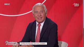 Play video: "Macron 2032, c'est dans mon ordinateur !", ironise François Patriat, avant de quitter le Sénat
