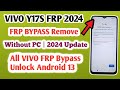 Vivo Y17s (V2310) Frp Bypass Android 13  | Vivo Y17s Google Account Remove | New Method 2024