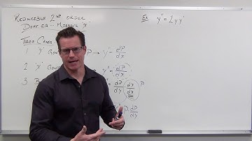 Reducible Second Order Differential Equations, Missing X (Differential Equations 27)