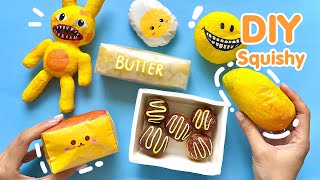 ✨Yellow Squishy Compilation | Easy craft ideas : DIY Squishy Verity ModMinecraft , Butter Squishy