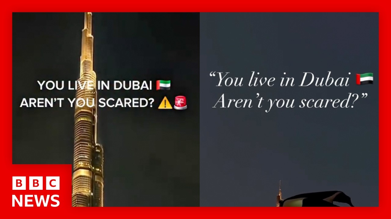 What’s REALLY behind identical posts from Dubai influencers? | BBC News