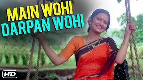Main Wohi Darpan Video Song | Geet Gaata Chal | Sachin | Sarika | Ravindra Jain | Geet Gaata Chal