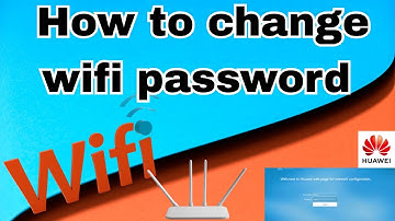 How to Change WiFi Password & Name on Huawei Router || Huawei Wifi Password Change