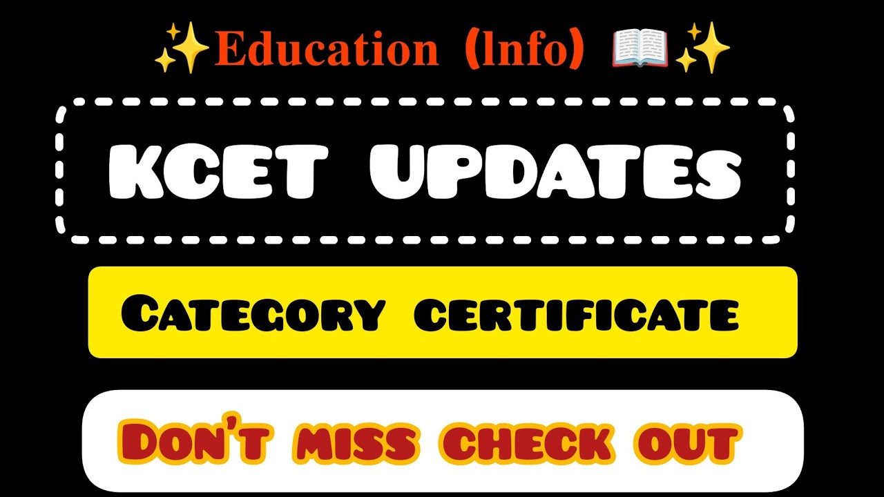 CET2023 Revised Schedule for submission of Special Category