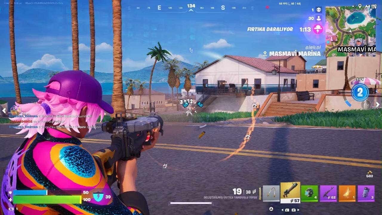 Fortnite da Blitz royale oynadık