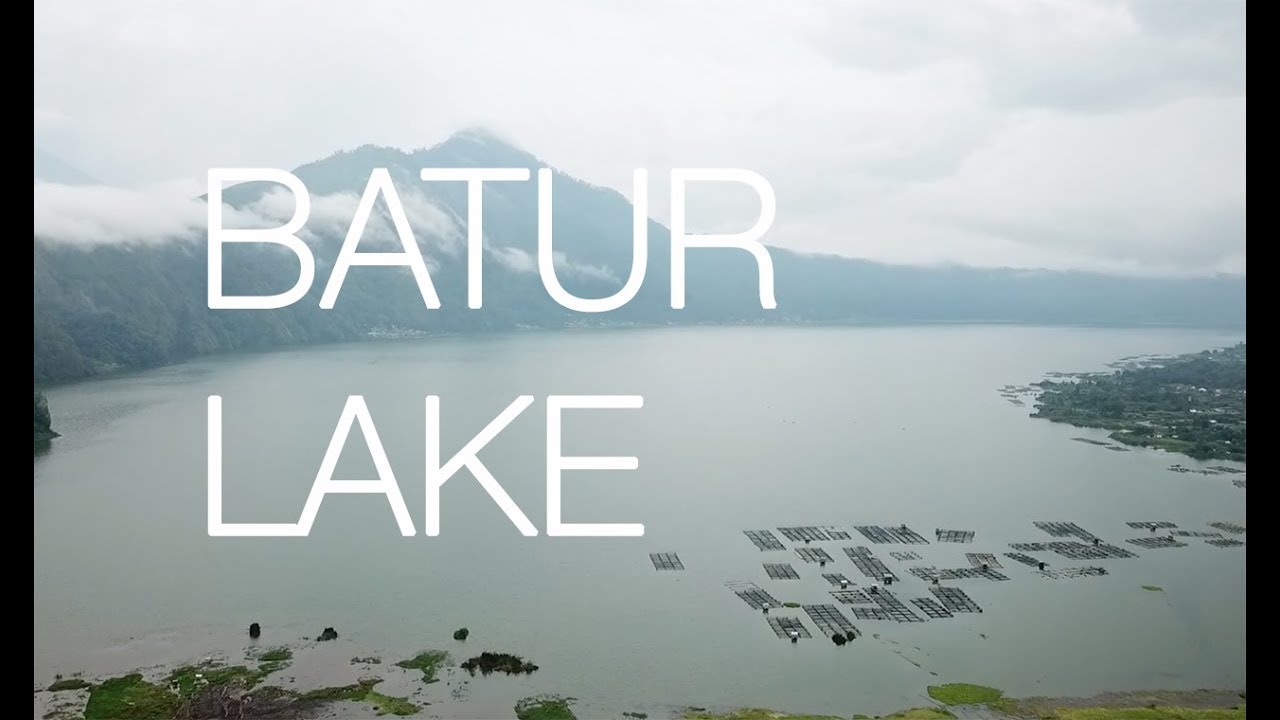 Lake Batur Bali by Drone