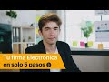 Tutorial firma electrnica de enext en tan solo 5 pasos