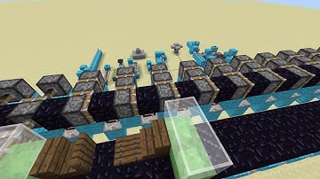 Minecraft Redstone Tram: Slime Blocks and Pistons. 1.8-1.14.4+