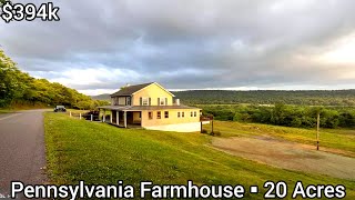 Pennsylvania Farmhouse For Sale | $394k | Pennsylvania Real Estate For Sale | Tillable Land For Sale